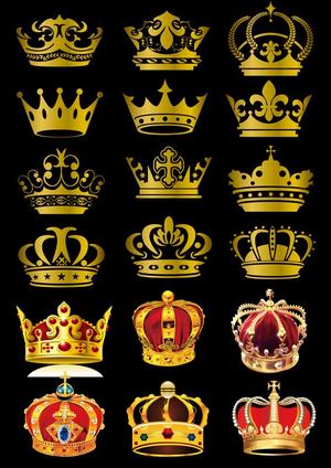 各种皇冠的PSD分层文件