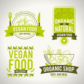 蔬菜饮食图标logo
