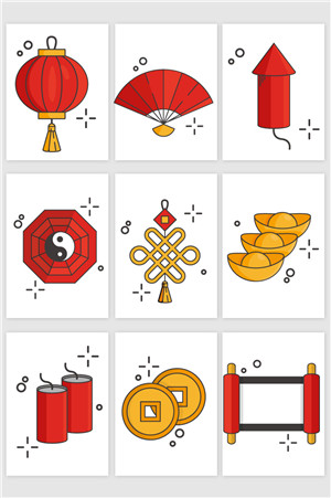 中国传统元素图标设计