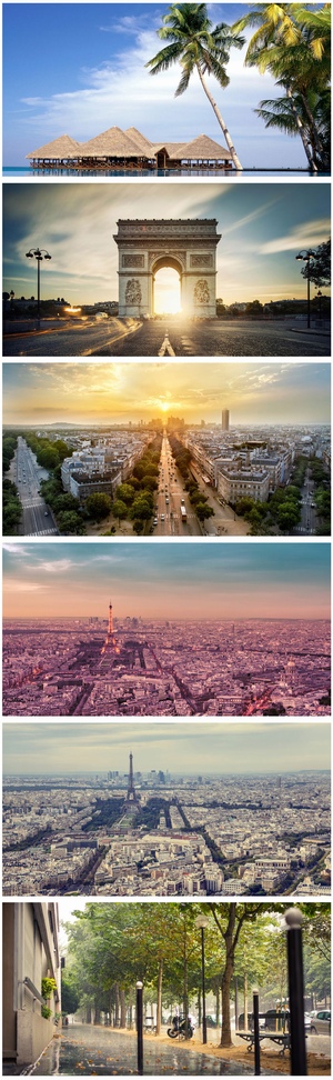 六张法国巴黎的建筑风景图片