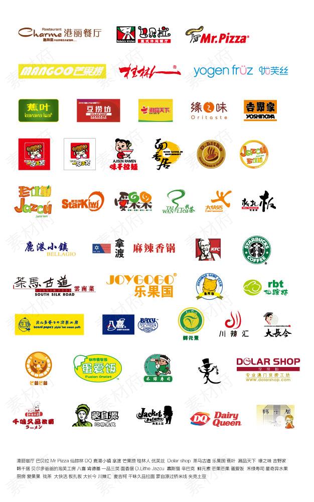 常见餐饮品牌logo合集