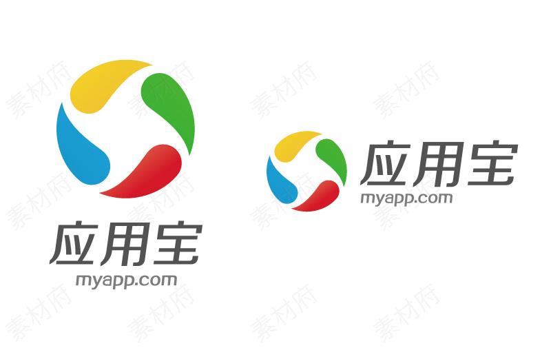 腾讯应用宝logo标志素材图片