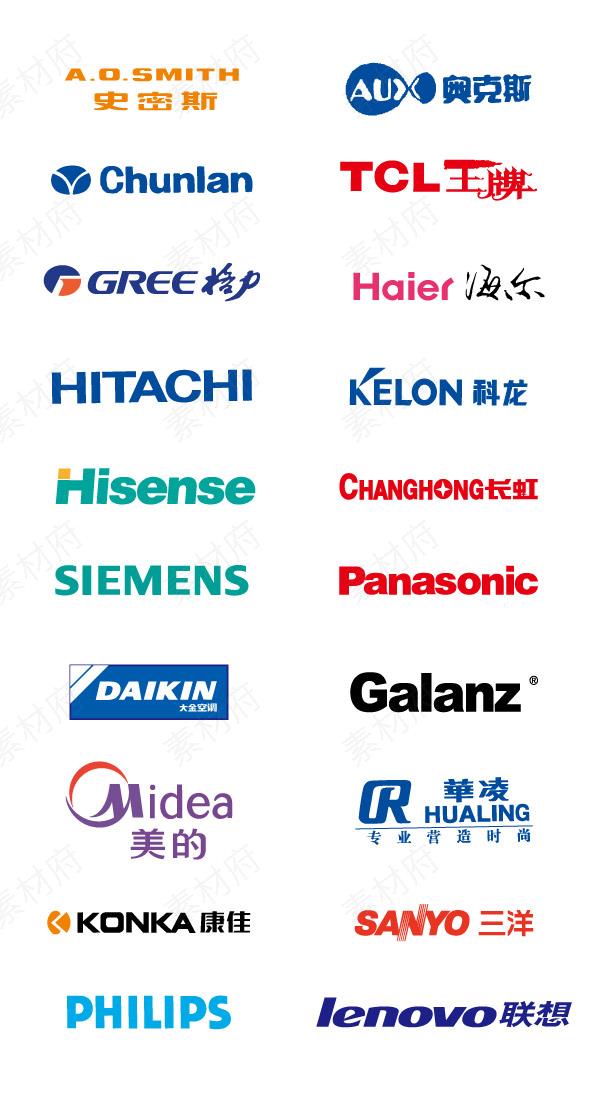 常见电器品牌logo标志集合