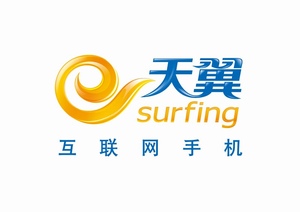 联通天翼品牌logo标志矢量素材图片