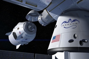 SpaceX的Crew Dragon与国际空间站对接