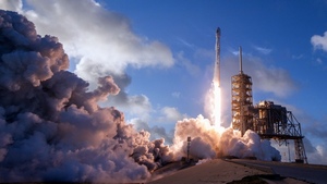 SpaceX猎鹰9火箭发射