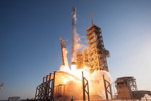 SpaceX猎鹰火箭发射