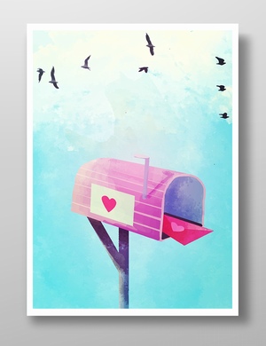 爱心邮箱里的情书