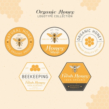 蜂蜜圖標logo設計
