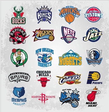 美国NBA球队队徽标志