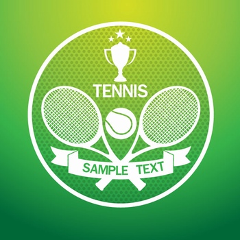 网球比赛标志设计