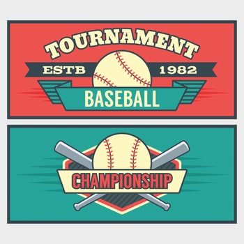 垒球联赛标志logo设计