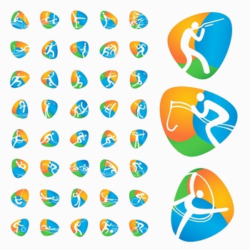 奥运会各项目图标设计