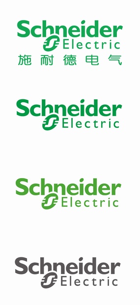 施耐德电气logo标志素材图片