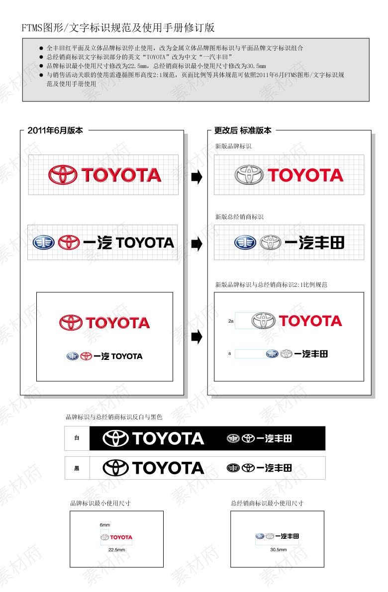 一汽丰田logo标志素材图片