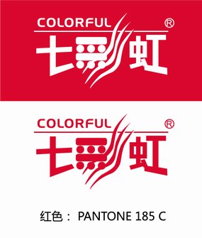 七彩虹logo标志素材图片