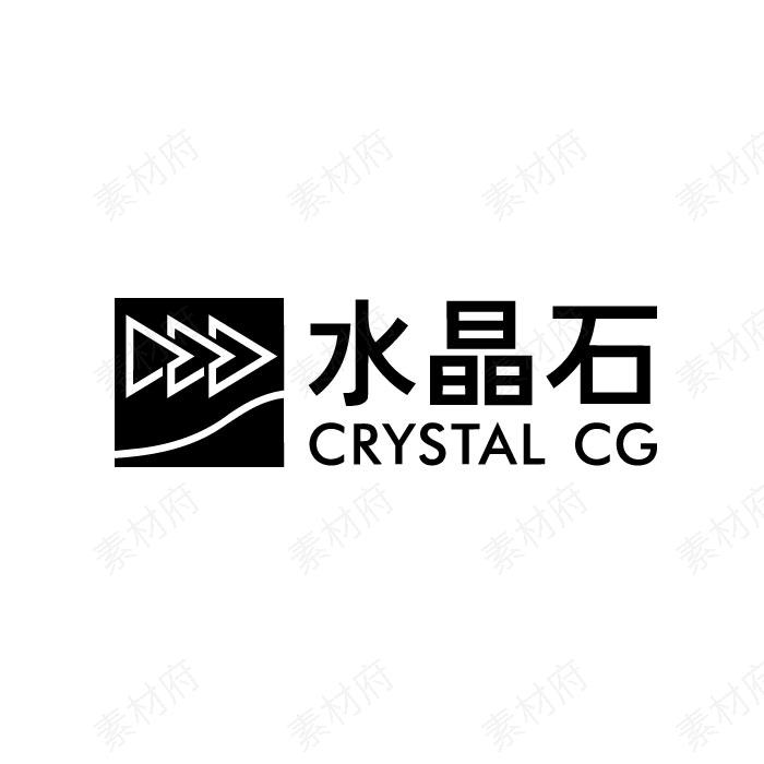 水晶石logo标志素材图片