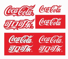可口可乐logo标志商标矢量图