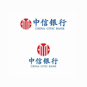 中信银行logo标志商标矢量图