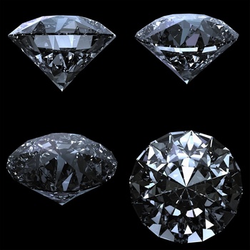 不同角度的大钻石