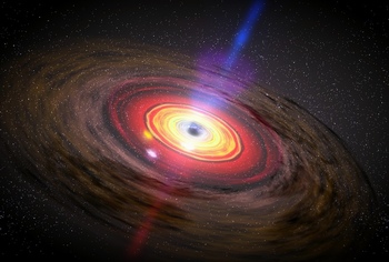 宇宙中超大质量的黑洞