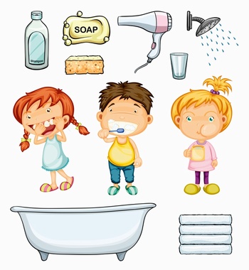 小孩子养成刷牙洗脸讲卫生的好习惯