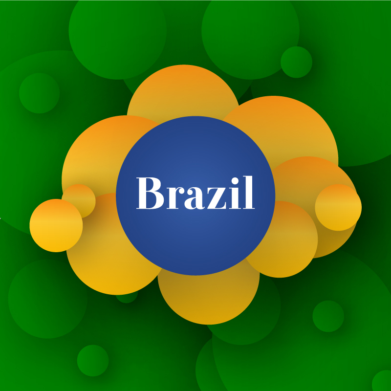 巴西足球主题平面背景图片素材