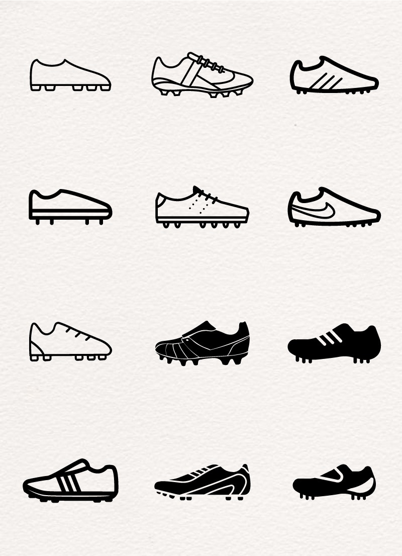 足球鞋图标设计合集1
