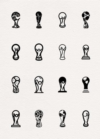 FIFA足球世界杯图标icon设计合集