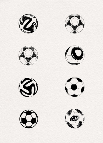 足球图标设计合集1