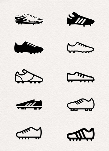足球鞋圖標設計合集2
