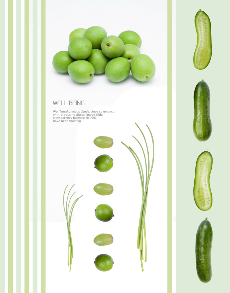 绿色的健康水果蔬菜海报素材