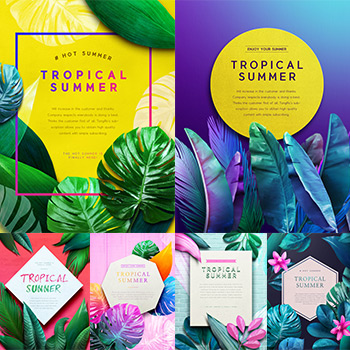 「热带植物海报」专题
