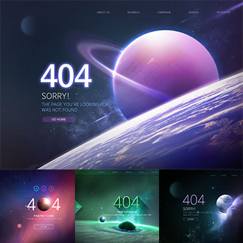 「太空主题404页面」专题