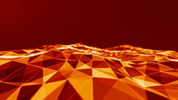 红色几何抽象3D高清背景图片
