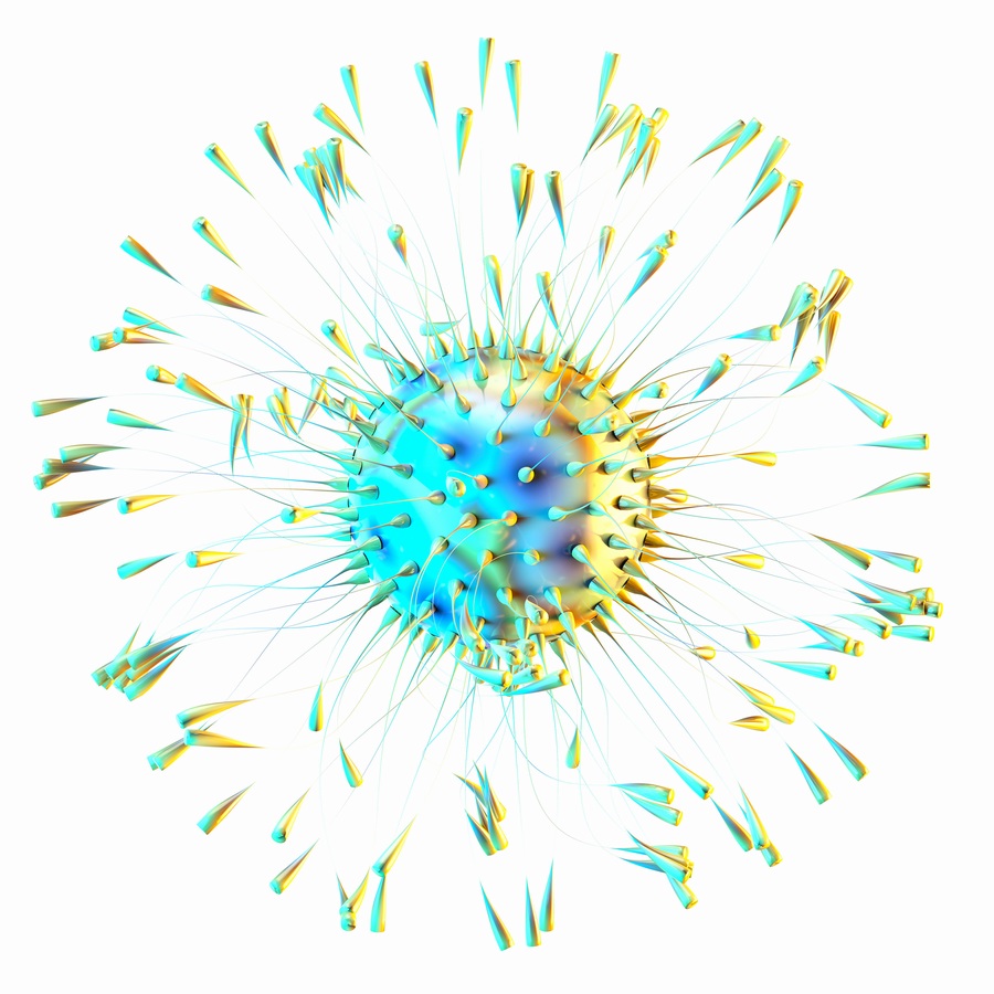 三维渲染细菌病毒微生物免抠png高清图