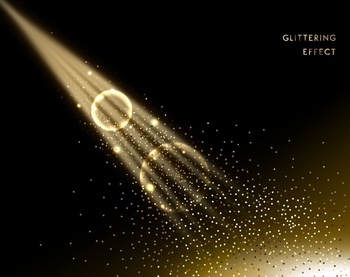 黑金颗粒质感创意射灯舞台光背景素材图
