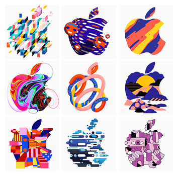 2018蘋果發布會的371個logo創意圖片收集(