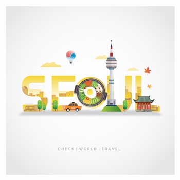 世界旅游城市创意英文设计之韩国首尔