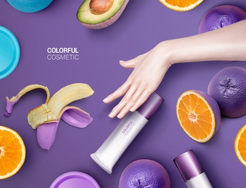 时尚化妆品海报广告ps素材