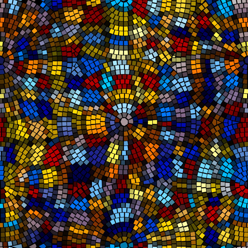 欧式教堂玻璃彩色花窗图案