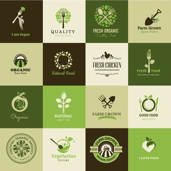 綠色農業有機矢量logo標志圖標素材