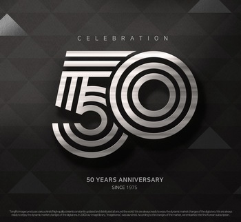 50周年庆活动黑金数字ps设计素材