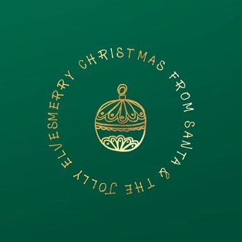 绿色新年圣诞节背景图案元素包装纹理PS设计