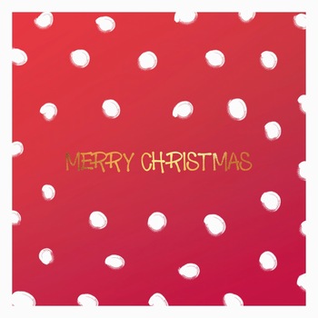 新年圣诞节红色背景下雪图案元素包装PS设计