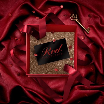 新年中国红电商促销礼品盒设计ps素材