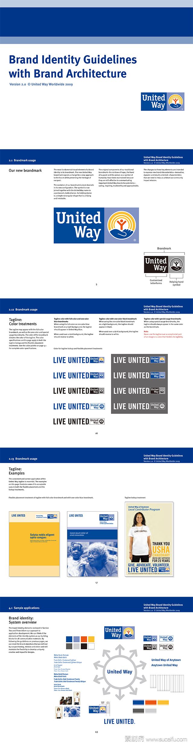 慈善组织United Way品牌VI手册