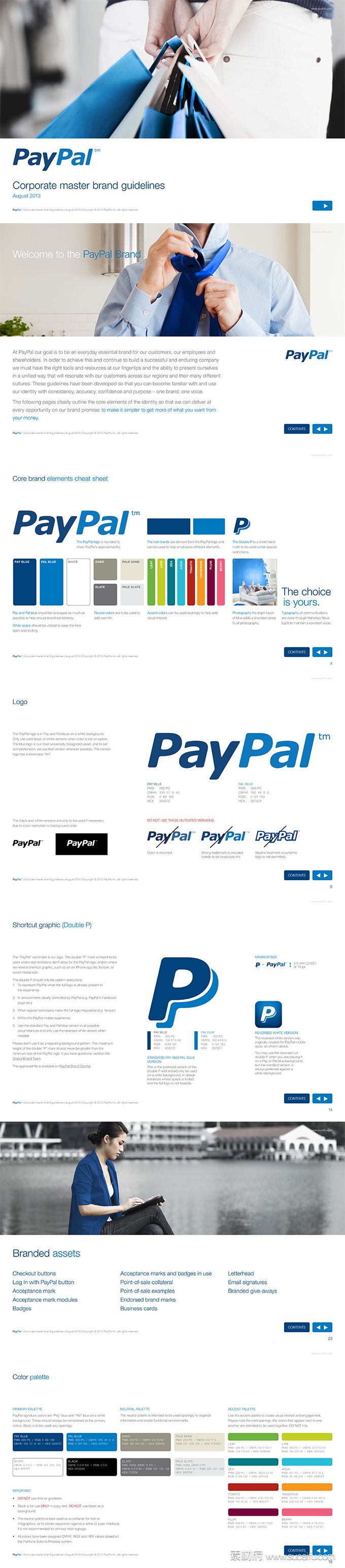 Paypal品牌VI手册