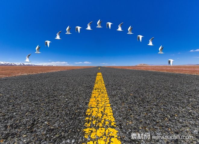 高速公路特写