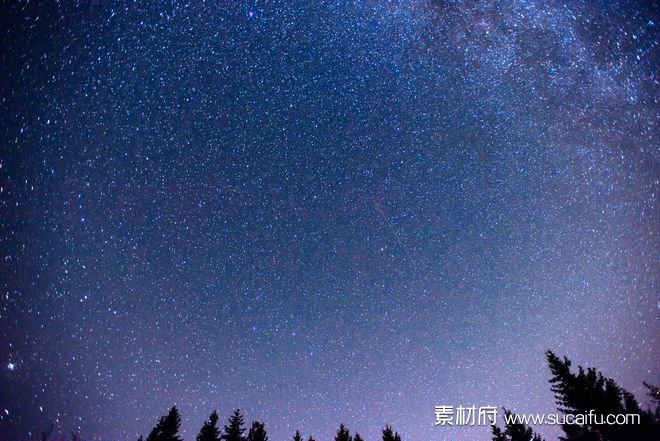 夜晚的星空